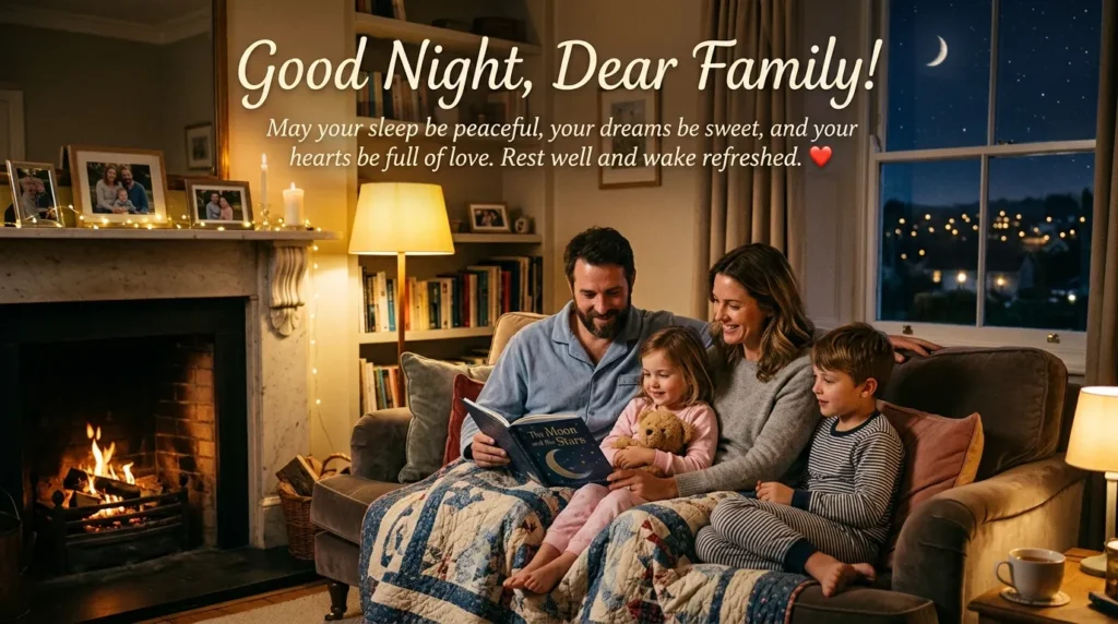 Good Night Wishes for Family