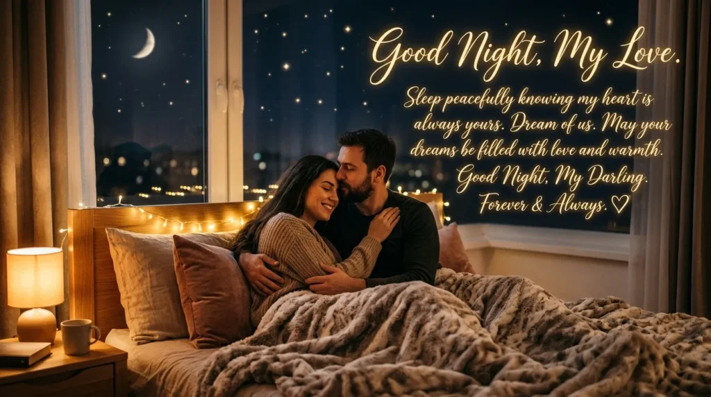 Romantic Good Night Wishes for Your Love