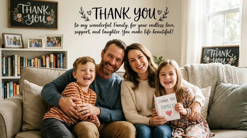 Thank You Messages for Family